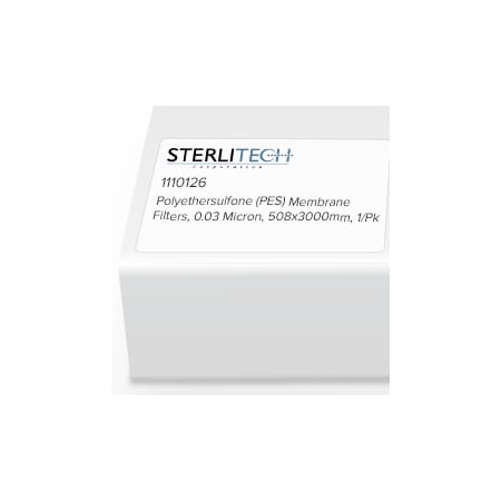 Sterlitech PES Membrane Filter, 0.03um, 508x3000mm, 1/Pk 1110126